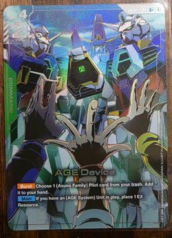 Gundam card Game AGE Device R+ Dual impact GD02-103 parallel - Image 1