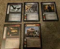 Lord Of The Rings Tcg Shadow Rare Card Lot - Image 1