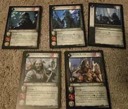 Lord Of The Rings Tcg Shadow Rare Card Lot - Image 3