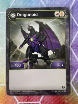 Bakugan: Battle Brawlers Character Card Darkus Dragonoid GPP_312_CC_BB - Image 1