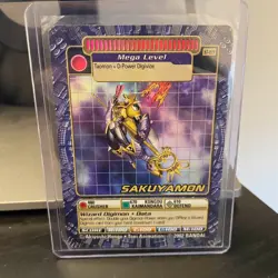VINTAGE 2002 Sakuyamon ST-169 HOLO FOIL DIGI BATTLE CARD NM - Image 1