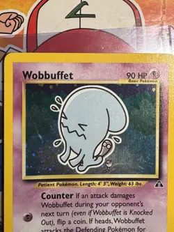 LP Wobbuffet 16/75 Holo Rare Neo Discovery Pokemon Card - Image 2