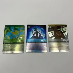 Lorcana P1 Promos Lot Of 3 Cards Genie Maleficent Maui - Image 1