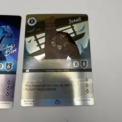 Lorcana P1 Promos Lot Of 3 Cards Genie Maleficent Maui - Image 4