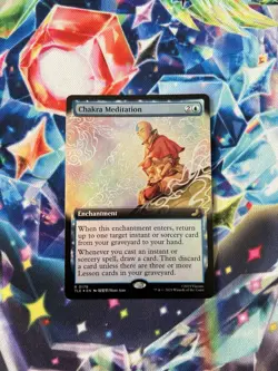 Chakra Meditation - Foil (Extended Art) - Avatar ~ MTG - Image 1