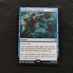 Maddening Cacophony Zendikar Rising Regular MTG tcg card Lightly Played - Image 1