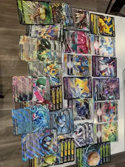 Pokemon TCG Lot Of 39 Jumbo Cards. Comes With 14 Jumbo Top Loaders - Image 1