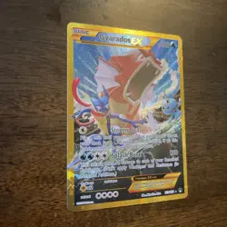 Pokemon TCG Gyarados EX 123/122 XY Breakpoint 2016 Secret Holo Rare Card LP - Image 4