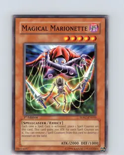 Yu-Gi-Oh TCG Magical Marionette SDSC-EN010 1st Edition Regular Common Card LP - Image 1
