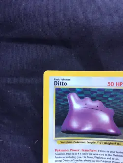Pokemon Cards: Fossil Rare Holo: Ditto 3/62 - Image 3