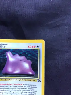 Pokemon Cards: Fossil Rare Holo: Ditto 3/62 - Image 4