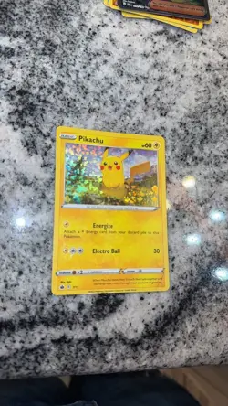 Pikachu Holographic Pokemon Card 25th Anniversary - Image 1