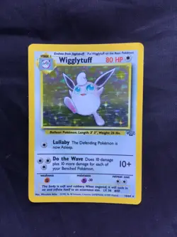 Pokemon Cards: Jungle Rare Holo: Wigglytuff 16/64 - Image 1