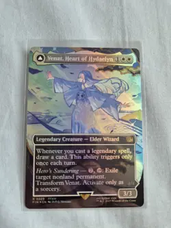 MTG - Venat, Heart Of Hydaelyn - FOIL Borderless - Final Fantasy - FIN 329 - Image 1