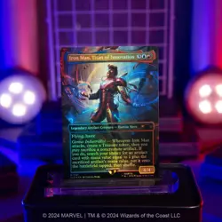 MTG Secret Lair: Marvel: Iron Man (Rainbow Foil Edition) (Sealed) - Image 4