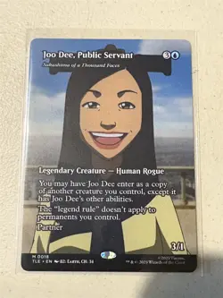 mtg borderless Joo Dee Public Servant, Avatar eternal, unplayed - Image 1