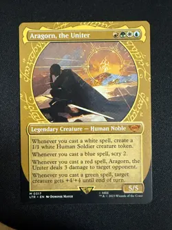 Aragorn, the Uniter (SHOWCASE) - Lord of the Rings (Magic Gathering) - Image 1