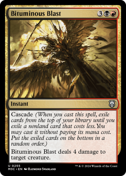 Bituminous Blast #255 | Near Mint | Modern Horizons 3 Commander Magic MTG - Image 1