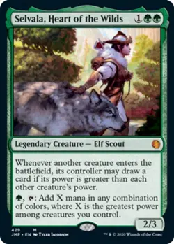 1x Selvala, Heart of the Wilds Near Mint MTG Magic - Kid Icarus - - Image 1