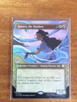 Katara, the Fearless FOIL Showcase- MTG Avatar: The Last Airbender TLA - Image 1