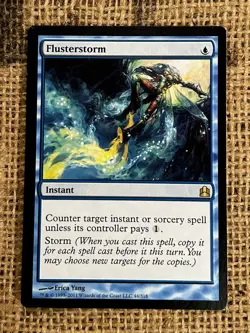 MTG, Flusterstorm- Commander 2011- NM - Image 1