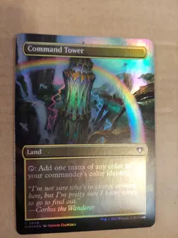 Command Tower (Borderless) Commander Masters Foil - Image 1