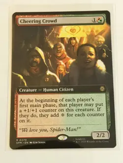 Cheering Crowd Extended Art Marvel's Spider-Man 270 - Image 1