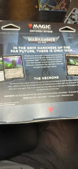 Universes Beyond: Warhammer 40,000 - Necron Dynasties Commander Deck - Sealed - Image 3
