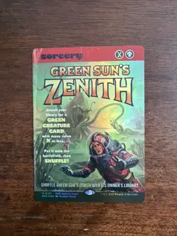 Green Sun's Zenith (Showcase) Special Guests Foil - Image 1