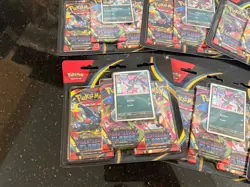 Brand New/ Sealed Pokemon TCG Mega Evolution Phantasmal Flames 3 Pack Blister - Image 5