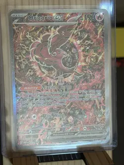 ORICORIO EX 024 Phantasmal Flames UPC Promo Pokemon Card - Image 1