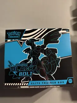 Pokemon TCG Scarlet & Violet: Black Bolt - Elite Trainer Box ETB - SEALED NEW - Image 1