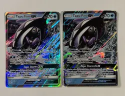 2X Pokemon - Sun & Moon Burning Shadows - Tapu Fini GX 39/147 VLP - Image 1