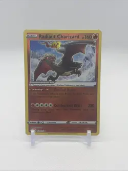 Pokemon TCG Radiant Charizard Crown Zenith 020/159 Holo Radiant Rare NM - Image 1