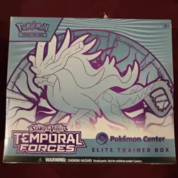 Pokemon TCG Pokemon Center Temporal Forces Elite Trainer Box New Sealed ETB - Image 1