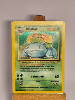 Bisaflor Base Basis Set Pokemon Vintage Karte I PSA Ready No Glurak 15/102 - Image 1