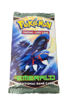 Pokemon EX Emerald Factory Sealed Booster Pack Vintage Kyogre Art - Image 1
