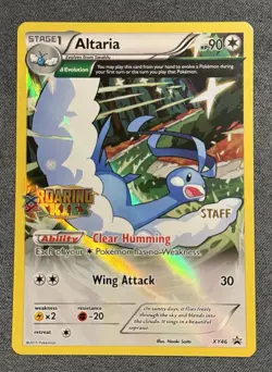 Pokemon 2015 XY Roaring Skies Altaria Staff Prerelease Holo Promo #XY46 - Image 1