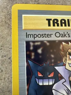 Pokemon TCG Imposter Oak's Revenge 76/82 LP Condition - Image 2