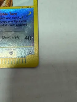2003 Pokemon Aquapolis #4 Azumarill Reverse Foil NM Condition - Image 3