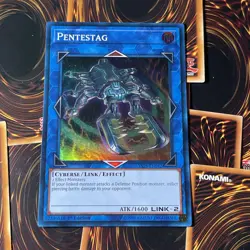 Yugioh Pentestag YS18-EN042 Super Rare 1st Ed NM - Image 1
