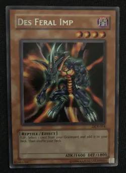 Des Feral Imp - Yu-Gi-Oh! TCG - DCR-014 - Unlimited - Rare - Lightly Played (LP) - Image 1
