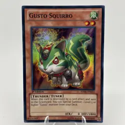Yu-Gi-Oh! Gusto Squirro - HA06-EN011 - Super Rare - 1st Edition - Mint/NM X1 - Image 1