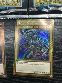 Yu-Gi-Oh! The Dark Side of Dimensions Movie Pack Gold Edition Opened Box Pack - Image 3