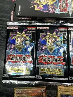 Yu-Gi-Oh! The Dark Side of Dimensions Movie Pack Gold Edition Opened Box Pack - Image 5