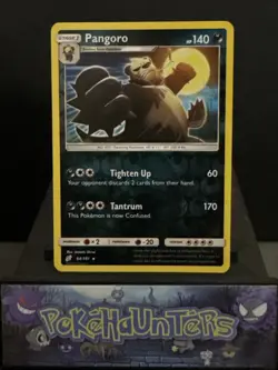 Pokemon Card Pangoro 94/181 Team Up Reverse Holo Rare Near Mint - Image 1