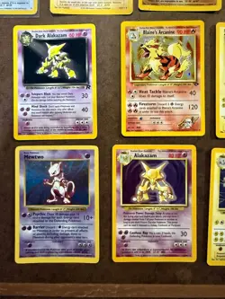 10 vintage Pokemon Holofoil cards 1999 Promo Eevee Mewtwo Pichu more - Image 4
