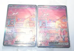 Lot 2 x Mew EX 151 Pokemon SVP 053 Scarlet Violet Black Star Promo Sealed Cards - Image 2
