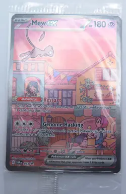 Lot 2 x Mew EX 151 Pokemon SVP 053 Scarlet Violet Black Star Promo Sealed Cards - Image 3