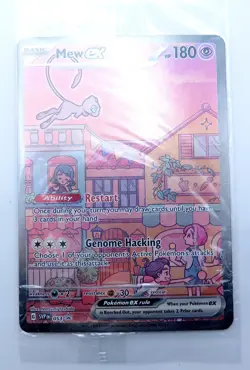 Lot 2 x Mew EX 151 Pokemon SVP 053 Scarlet Violet Black Star Promo Sealed Cards - Image 4